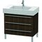 Duravit Waschtischunterbau X-LARGE 800x470x588mm nussbaum gebürstet