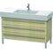 Duravit Waschtischunterbau X-LARGE 1200x470x588mm mediterrane eiche