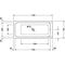 Duravit Rechteck-Whirlwanne D-CODE 120 l 170x75 we 1 RS Jet Project
