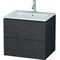Duravit Waschtischunterbau L-CUBE 620x481x550mm eiche dunkel gebürstet