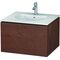 Duravit Waschtischunterbau L-CUBE 514x620x400mm amerikanisch nussbaum