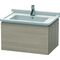 Duravit Waschtischunterbau L-CUBE 469x670x408mm pine silver