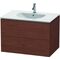 Duravit Waschtischunterbau L-CUBE 534x820x550mm amerikanisch nussbaum