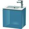Duravit Waschtischunterbau L-CUBE 294x420x400mm Ans li St blue hochglanz