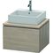 Duravit Konsolenunterschrank L-CUBE 400x620x547mm pine silver