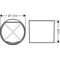 HG Becher WallStoris d= 126mm mattweiß