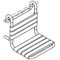 Hewi Einhängesitz SERIE 801 450x500mm signalweiß