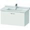 Duravit Waschtischunterbau XBASE 1 Auszug 448x800x468mm weiß matt