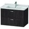 Duravit Waschtischunterbau XBASE 2 Schubk 560x800x468mm kastanie dunkel