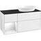 V&B Waschtischunterschrank FINION 1200x603x501mm Regal glos. wh glos. wh