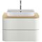 Duravit Konsolenunterschrank HAPPY D.2 P 408x650x480mm weiß seidenmatt
