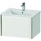 Duravit Waschtischunterbau XVIU 400x610x480mm Prof. Champ matt weiß matt