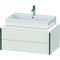 Duravit Konsolenunterschrank XVIU 400x900x548mm Prof. sw matt weiß matt
