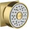 Seitenbrause 1jet AXOR DN 15, eckige Rosette brushed brass