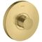 Thermostat SHOWERSELECT ROUND AXOR Highflow, Unterputz brushed brass