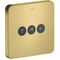 Ventil SHOWERSELECT SOFT AXOR UP für 3 Verbraucher brushed brass