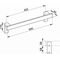 Keuco Haltegriff AXESS silber-eloxiert 500mm