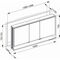 Keuco Spiegelschrank ROYAL LUMOS DALI 1400x735x165mm