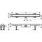 HG Duschrinne RainDrain Compact Komplettset 700mm