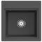 V&B Spüle SUBWAY STYLE 50 S 500x510mm m Abtr. anthr. Handbet. gra