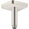 HG Decken-Anschlussstück AXOR 100mm DN 15 softsquare Stain steel optic