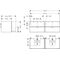 HG Waschtischunterschrank Xevolos E 1570x555x550mm Ko beige ma Fr Sandb. met