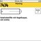 Gewindestift ISO 7434 Kegelkuppe/Schlitz M4x 8 Messing 100 Stück - VPE: 100
