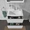 Duravit Waschtischunterbau L-CUBE 620x391mm 2 Schubk we hgl ES NB mitte