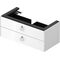 Duravit Waschtischunterbau WHITE TULIP 984x410mm 2 Schubk we hgl ES NB mitte