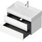 Duravit Waschtischunterbau XSQUARE 784x397x460mm 2 Schubk we ma ES NB mitte