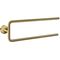 Handtuchhalter Axor Universal Circular zweiarmig polished gold optic