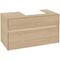 V&B Waschtischunterschrank COLLARO 100x54,8x50cm WT re m LED-B. Nordic Oak
