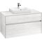 V&B Waschtischunterschrank COLLARO 100x54,8x50cm WT mttg m LED-B. w Wood