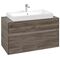 V&B Waschtischunterschrank COLLARO 100x54,8x50cm WT mttg m LED-B. Stone Oak