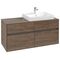 V&B Waschtischunterschrank COLLARO 120x54,8x50cm WT re Arizona Oak