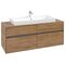 V&B Waschtischunterschrank COLLARO 1400x548x500mm Kansas Oak