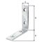 Balkenwinkel L80x80mm B.20mm schmal STA roh galv.verz.d.pass.GAH - VPE: 20