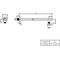 V&B Regenbrausearm UNIVERSAL SHOWERS 70x408x60mm Wd-mon rd bru nickel matt
