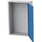 Hängeschrank H750xB500xT200mm Vollblechtüren Stahlbl.lichtgrau/signalblau BEDRUN