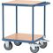 Tischwagen 2 Ladeflächen L600xB600mm taubenblau Trgf.500kg PROMAT