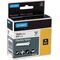 Schriftband Band-B.19mm Band-L.3,5m flexibles Nylonband schwarz auf weiß DYMO