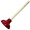 Saugglocke Holz/Gummi rot