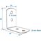 ROADINGER Eckverstrebung 25x40mm