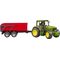 John Deere 6920 mit Wannenkippanhänger