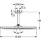 GROHE Kopfbrauseset Rainshower C 400 Deckenauslass 142mm chr