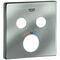 Grohe Rosette SMARTCONTROL supersteel, für UP-THM mit 2 ASV