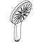 Grohe Handbr RAINSHOWER SMARTACTIVE 130 3 Strahlarten phantom black