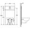 Grohe Design-Glasplatte SKATE C für Rapid SL und Uniset velvet black