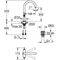 GROHE WT-Einlochbatt. Atrio Private C. 21134 L-Size für Hebelgriffe chrom