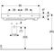 Geberit Waschtisch ONE we mit Hahnloch 900x480mm Ablage rechts